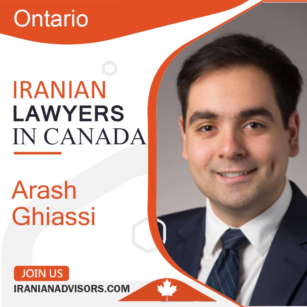 آرش قیاسی Arash Ghiassi وکیل کانادا