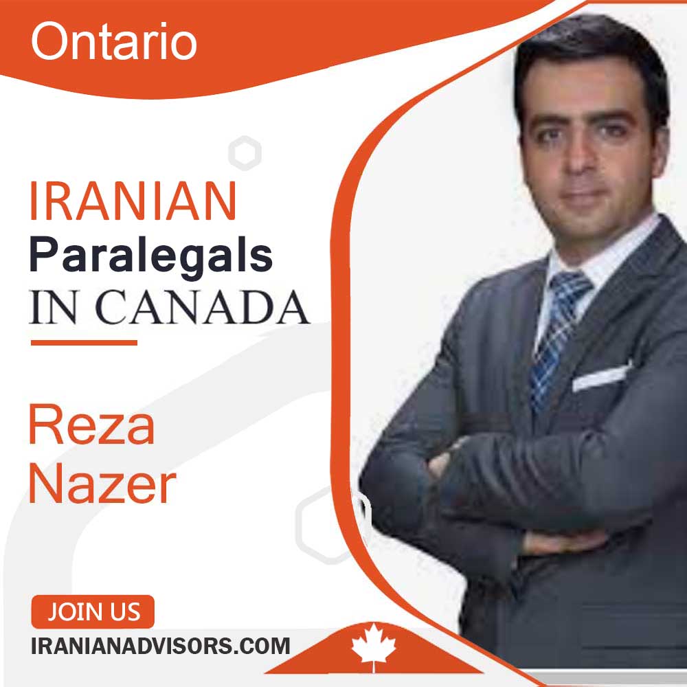 رضا ناظر وکیل کانادا وکیل ایرانی در کانادا