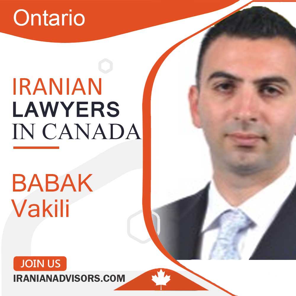 بابک وکیلی BABAK Vakili وکیل کانادا