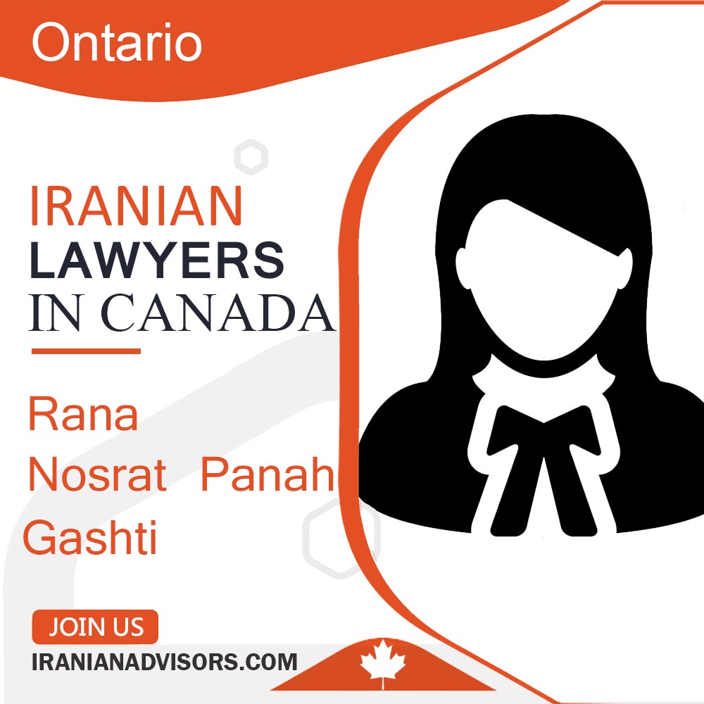 رعنا نصرت پناه گشتی Rana Nosrat Panah Gashti وکیل کانادا