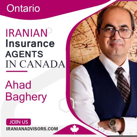 احد باقری Ahad Baghery مشاور بیمه در کانادا