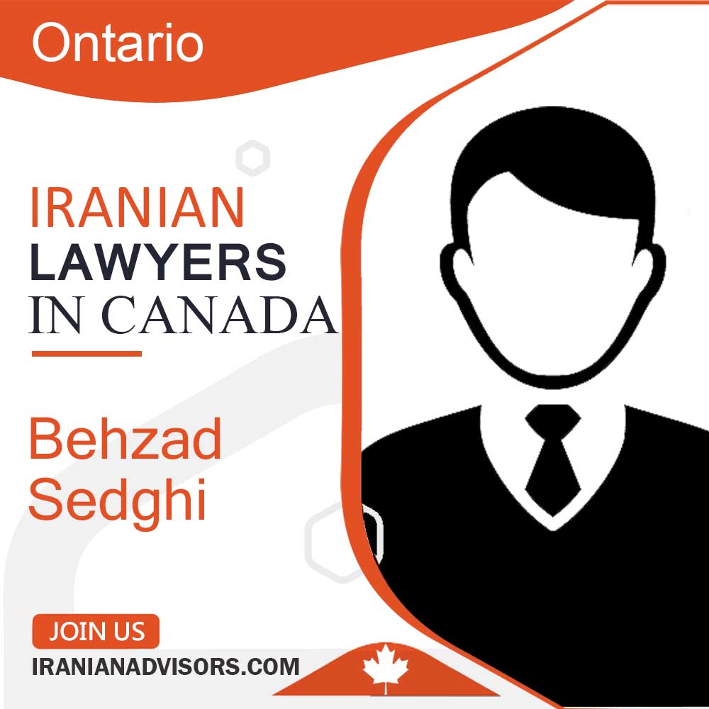 بهزاد صدقی Behzad Sedghi وکیل کانادا